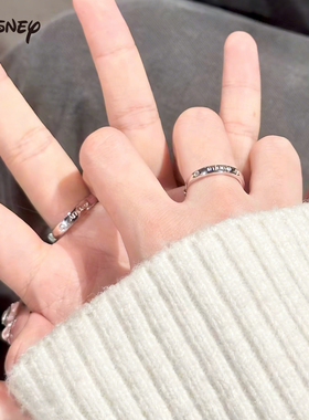 迪士尼米奇简约永恒挚爱情侣对戒