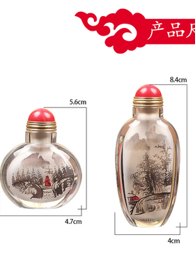 绘制传统工艺品出国内画鼻烟壶