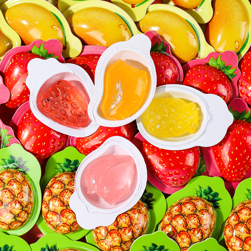 随你想3D果汁软糖网红高颜值qq橡皮糖水果味3d儿童糖果喜糖婚糖 - 图0