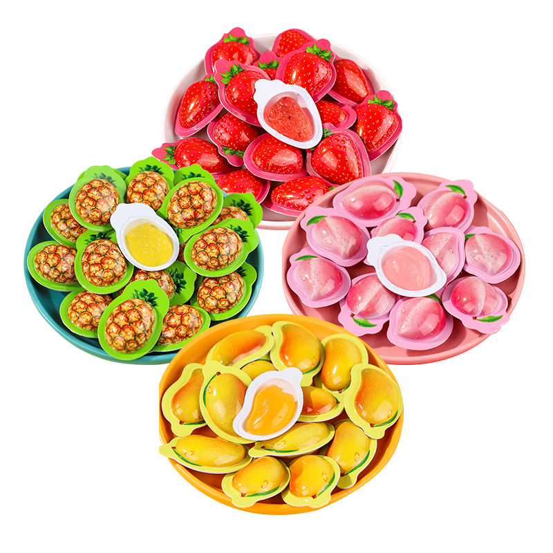 随你想3D果汁软糖网红高颜值qq橡皮糖水果味3d儿童糖果喜糖婚糖 - 图1