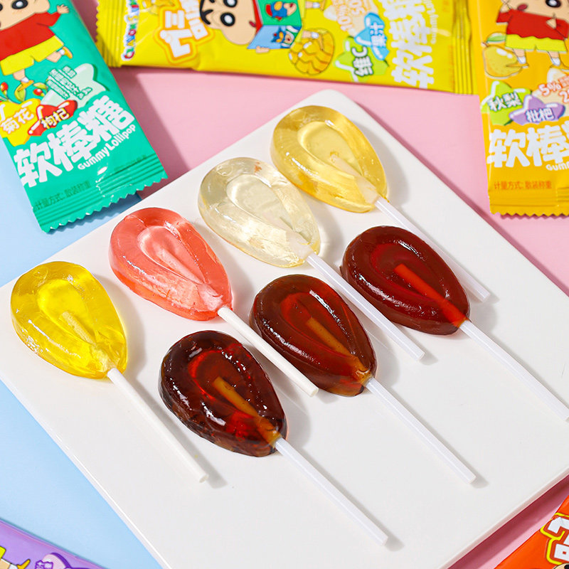 蜡笔小新秋梨膏棒棒糖软糖维C综合水果味山楂味软糖,淘宝优惠券,粉丝福利购,淘宝优惠卷