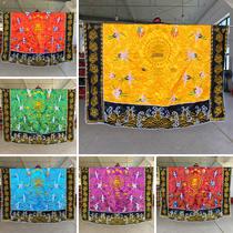 Taoist Supplies Golden Silk Crane Gongkorn Fairy Crane Clothing Kowloon Descending 100 Cranes and Clothes Road Gowns Suit gown yellow