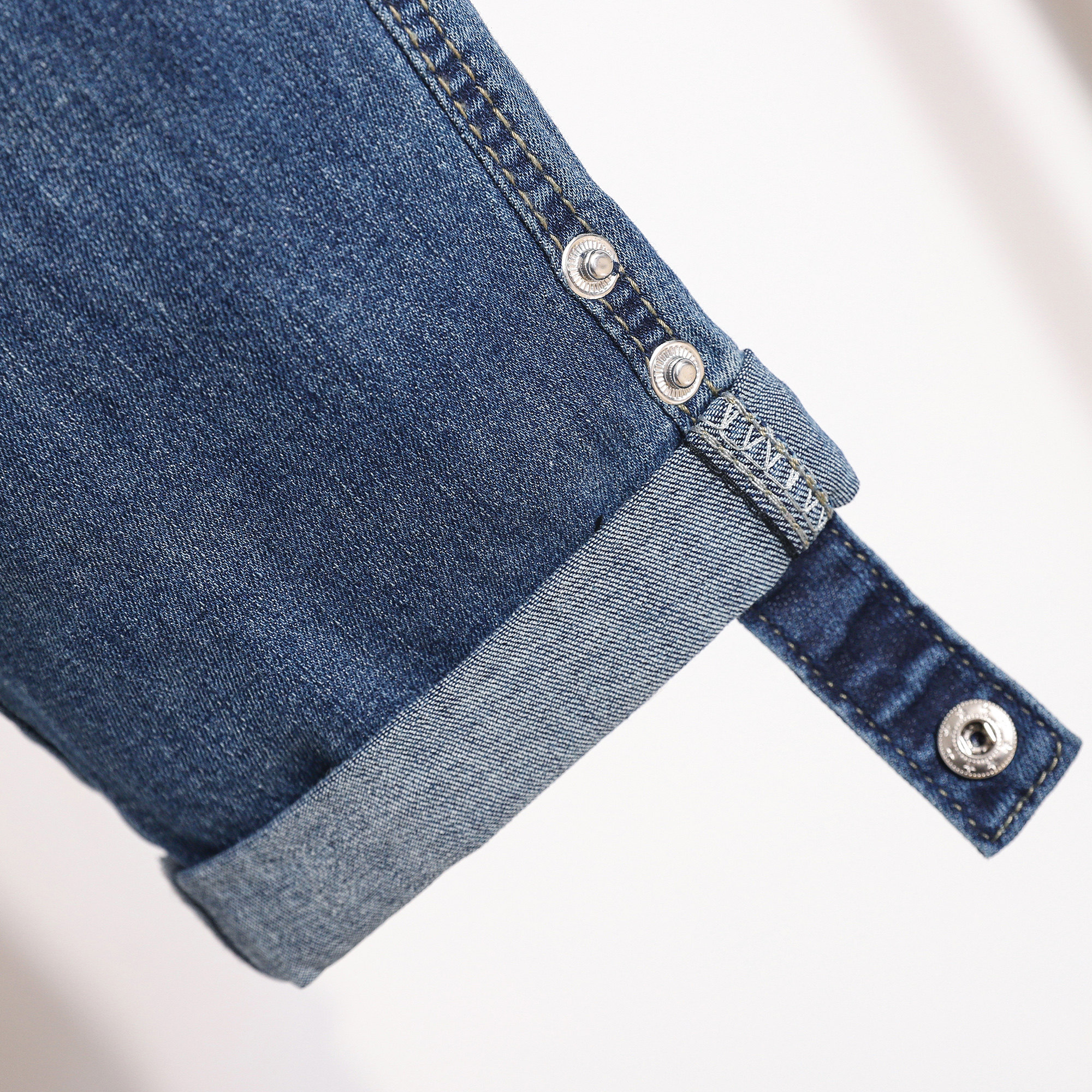 大码女装简约卷边透气休闲牛仔裤2026春季新款高腰遮胯显瘦阔腿裤,淘宝优惠券,粉丝福利购,淘宝优惠卷