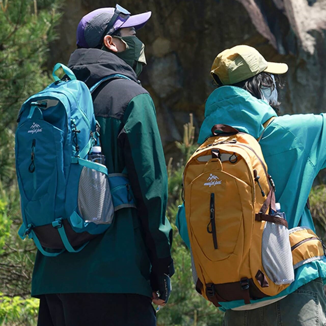 户外徒步登山包大容量轻便女运动风双肩包百搭旅行防水骑行背包男,淘宝优惠券,粉丝福利购,淘宝优惠卷