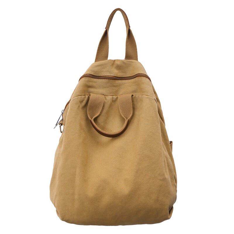 多功能水洗帆布双肩包男士单肩挎包轻便大学生书包通勤两用背包女,淘宝优惠券,粉丝福利购,淘宝优惠卷