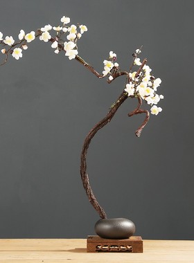 中式腊梅花套装仿真花