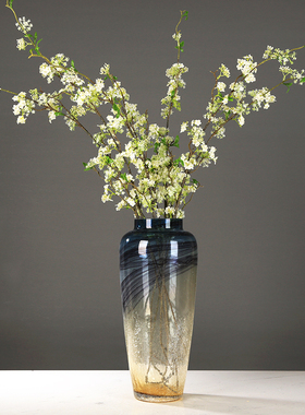 仿真绿植雪柳纸条假花客厅