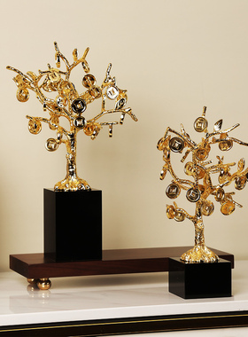 发财树摆件轻奢高档招财办公室