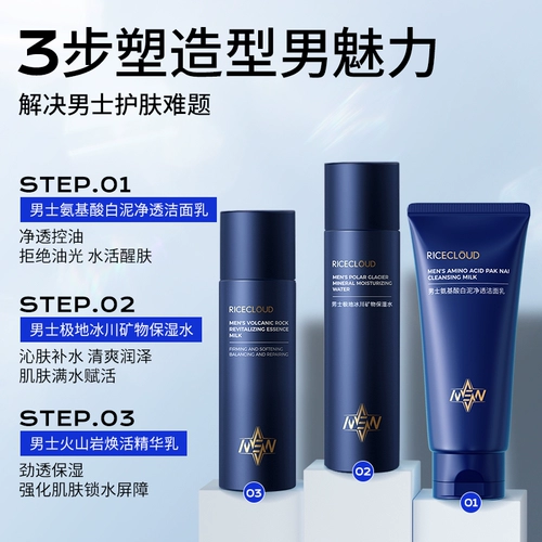 Увлажняющий комплект, очищающее молочко для ухода за кожей