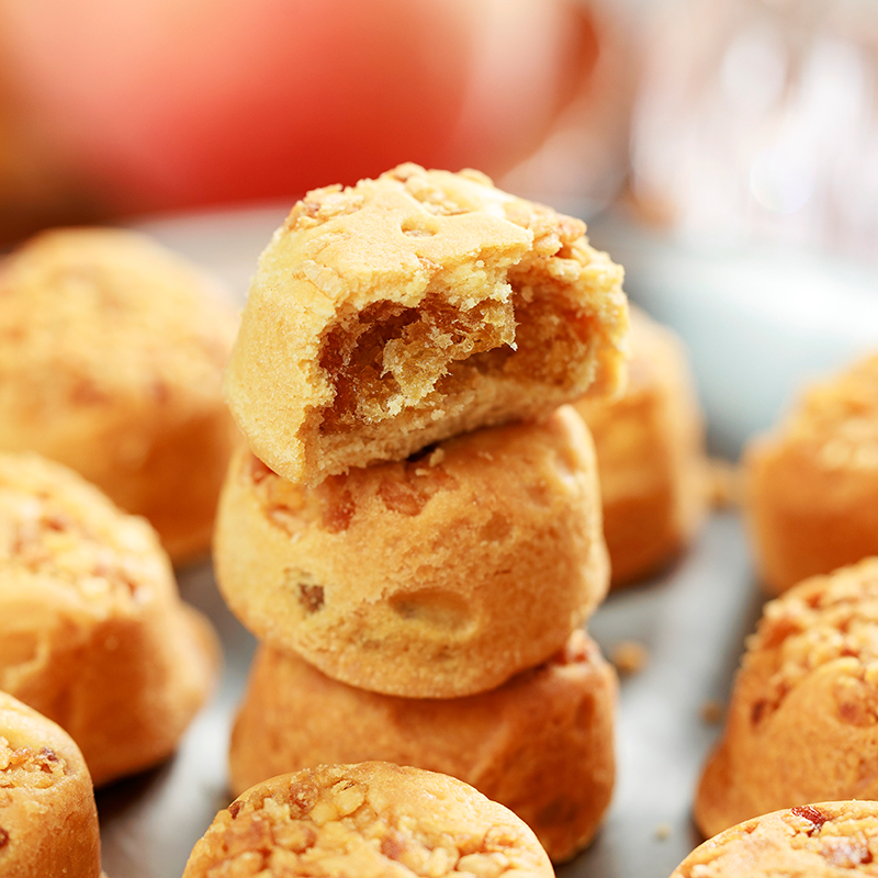 一口一个！寻脆记迷你黄油凤梨酥台湾风味手工糕点下午茶点心零食 - 图3