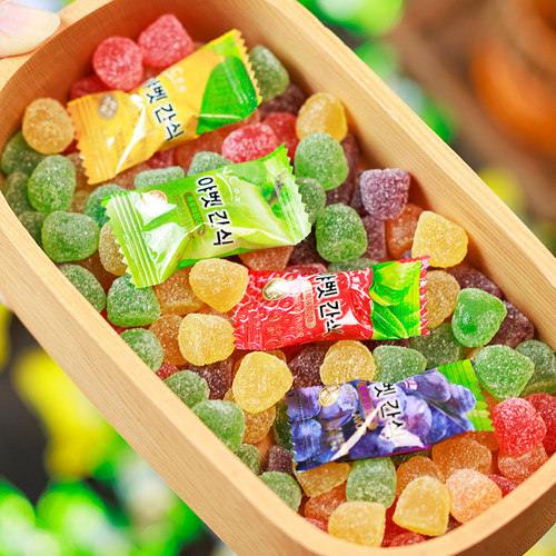 寻脆记维C果汁软糖混合果味橡皮糖酸砂软糖酸Q糖招待糖果喜糖散装 - 图3