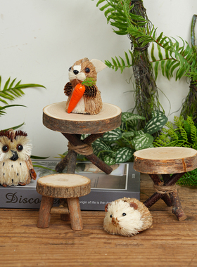 实木底座摆件花架底座木墩子