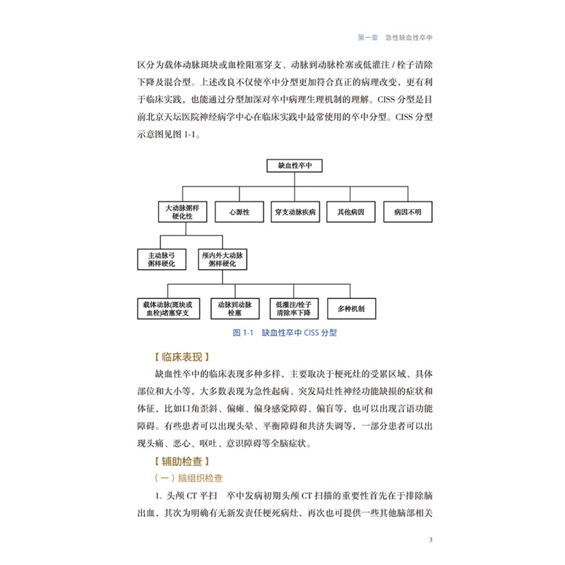 北京天坛医院神经医学临床工作手册  脑血管病  概述 临床表现 辅助检查 诊断和鉴别诊断 治疗 预后评估及随访管理 指导教材 - 图1