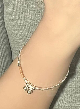 FM1640纯银铃铛ins小众手链