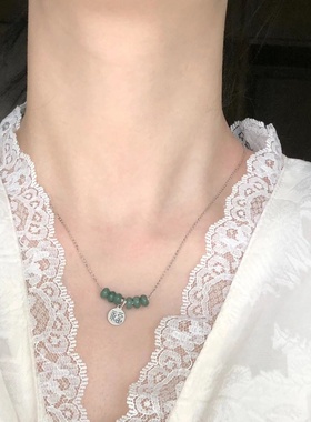 some原创手作天然翡翠项链轻奢