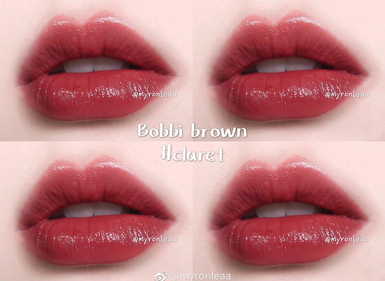欧铂新一代专卖店BOBBI BROWN芭比波朗口红14#claret 精油唇金管亚光口红boss pink2