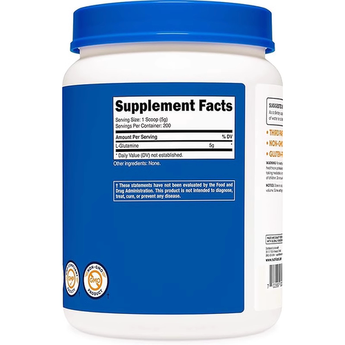 美国Nutricost L-Glutamine Powder L-谷氨酰胺粉 原味1kg - 图1