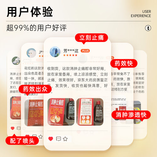 花红消肿止痛酊33ml消炎红花油蚊虫叮咬跌打损伤镇疼风湿关节 - 图2