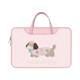 Cute Dachshund Dog Laptop Bag 16-inch Portable Leather Apple 15.6-inch Huawei matebook 14 Lenovo Dell 14-inch 12-inch Women's 2024 New Tablet Storage Bag
