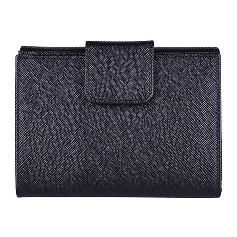 prada黑色女士牛皮钱包 丰尚海外钱包