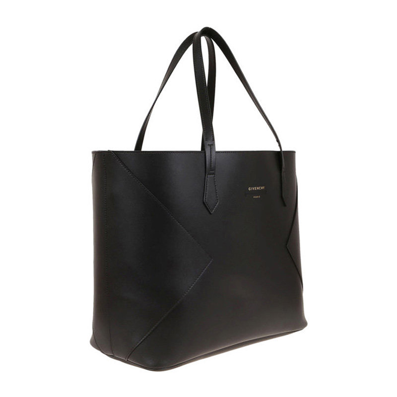 givenchy女士黑色牛皮手袋手提包 丰尚海外女士包袋