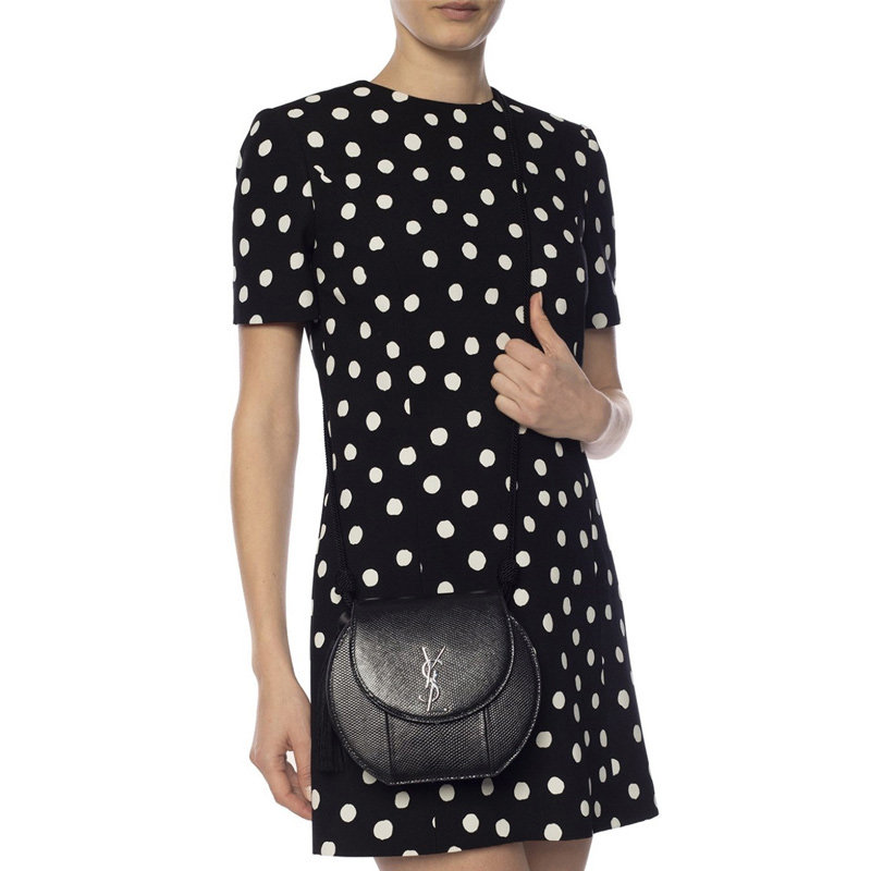 圣罗兰黑色女士单肩包 丰尚海外女士包袋