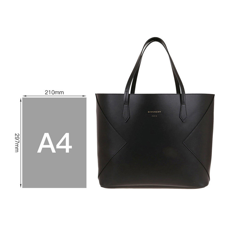 givenchy女士黑色牛皮手袋手提包 丰尚海外女士包袋