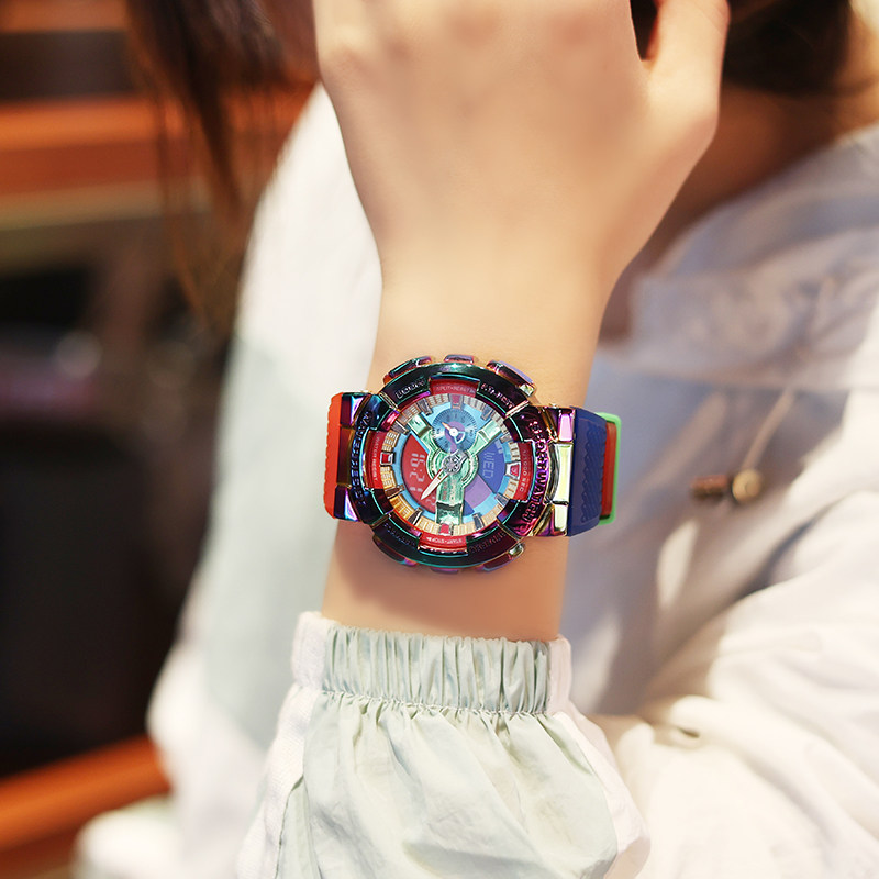 夏季防震男中学生防水户外闹钟手表 法洛蒂国产腕表