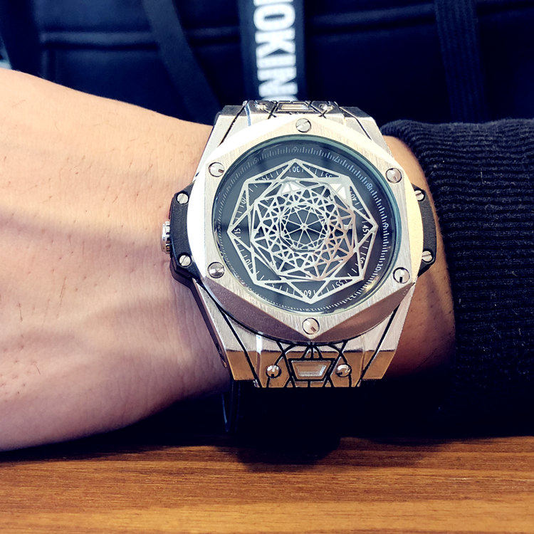 2023欧美风男士复古学生表石英表 法洛蒂国产腕表