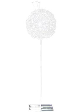 不锈钢发光蒲公英雕塑游乐场文创园售楼公园铁艺花朵摆件造景小品