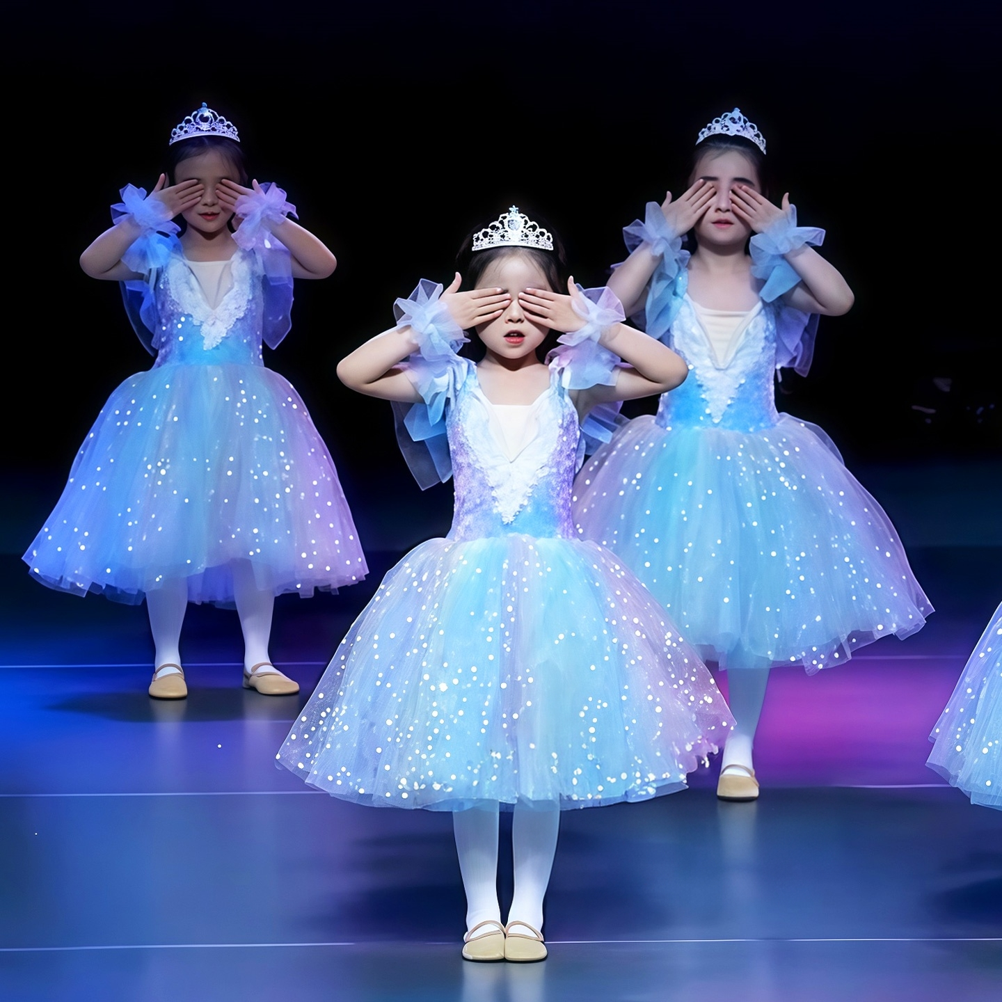 童话梦想家儿童舞蹈服蓬蓬裙亮片公主裙纱裙公主的梦想元旦演出服,淘宝优惠券,粉丝福利购,淘宝优惠卷