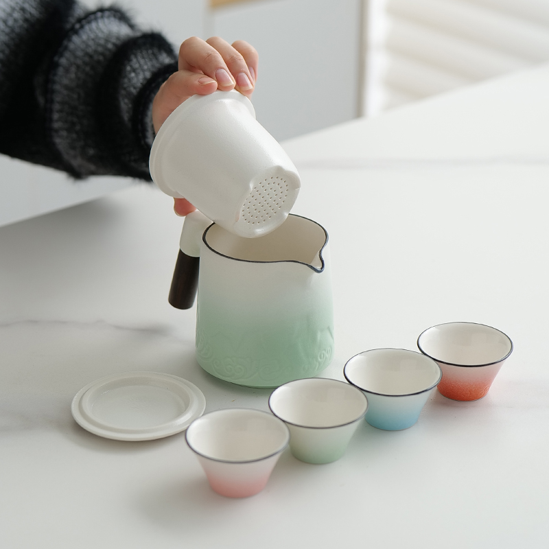 Portable travel tea set souvenir
