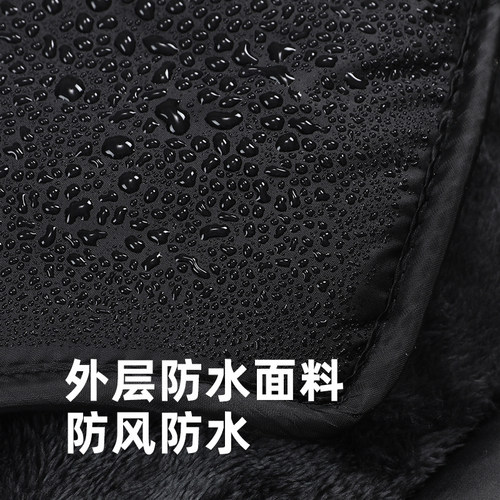 电动车挡风被冬季加绒加厚电瓶车防风罩防寒棉冬天2026年新款防水 - 图1