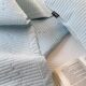 Pure cotton bed cover with thick quilting