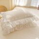 French cotton bed cover three-piece set for all seasons