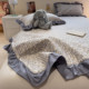 Thickened cotton edge bed cover