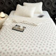 One side velvet and one side pure cotton bed cover thickened sheets