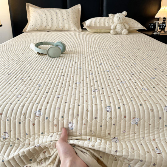 Double-sided Modal Tencel bed cover tatami summer cool bed sheet quilted bed pad reversible summer cooling pad
