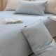 Pure cotton bed cover with thick quilting