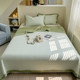 Pure cotton baby velvet bed cover