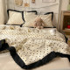 Full cotton edge puff summer quilt air-conditioned quilt summer cooling quilt summer machine washable student dormitory single child thin quilt core