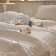 Double-sided 60S cotton washed cotton embroidered bed cover summer quilt single piece pure cotton three-piece set small fresh quilted single sheet