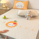 Cartoon cool beanie mat and fitted sheet set three-piece summer dormitory single air-conditioned mat machine washable air-conditioned soft mat