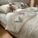 Super soft cool silk printed ice cream summer quilt air-conditioned quilt summer thin quilt single and double machine washable summer cool quilt