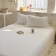 Double-sided 60S cotton washed cotton embroidered bed cover summer quilt single piece pure cotton three-piece set small fresh quilted single sheet
