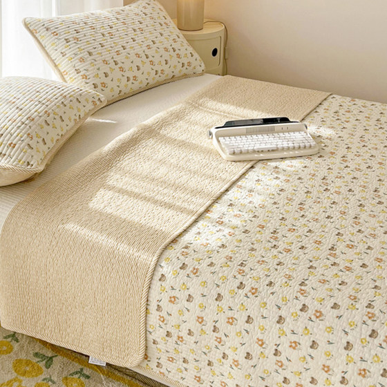 Reversible pure cotton bed sheet