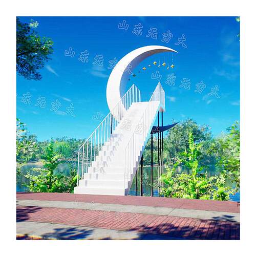 景区鸟巢月亮天梯户外农庄露营基地网红拍照打卡创意景观道具 - 图2