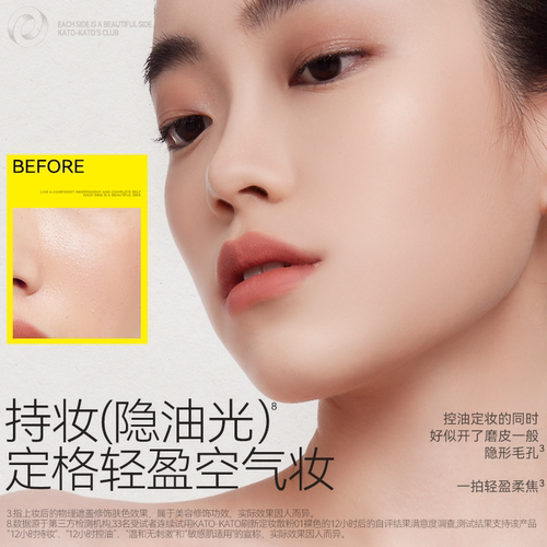 【会员试用】Kato刷新持妆柔焦散粉1g - 图2