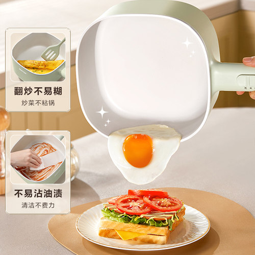 苏泊尔电煮锅宿舍学生家用蒸煮多功能一体火锅小型1-2人3煮泡面锅 - 图2
