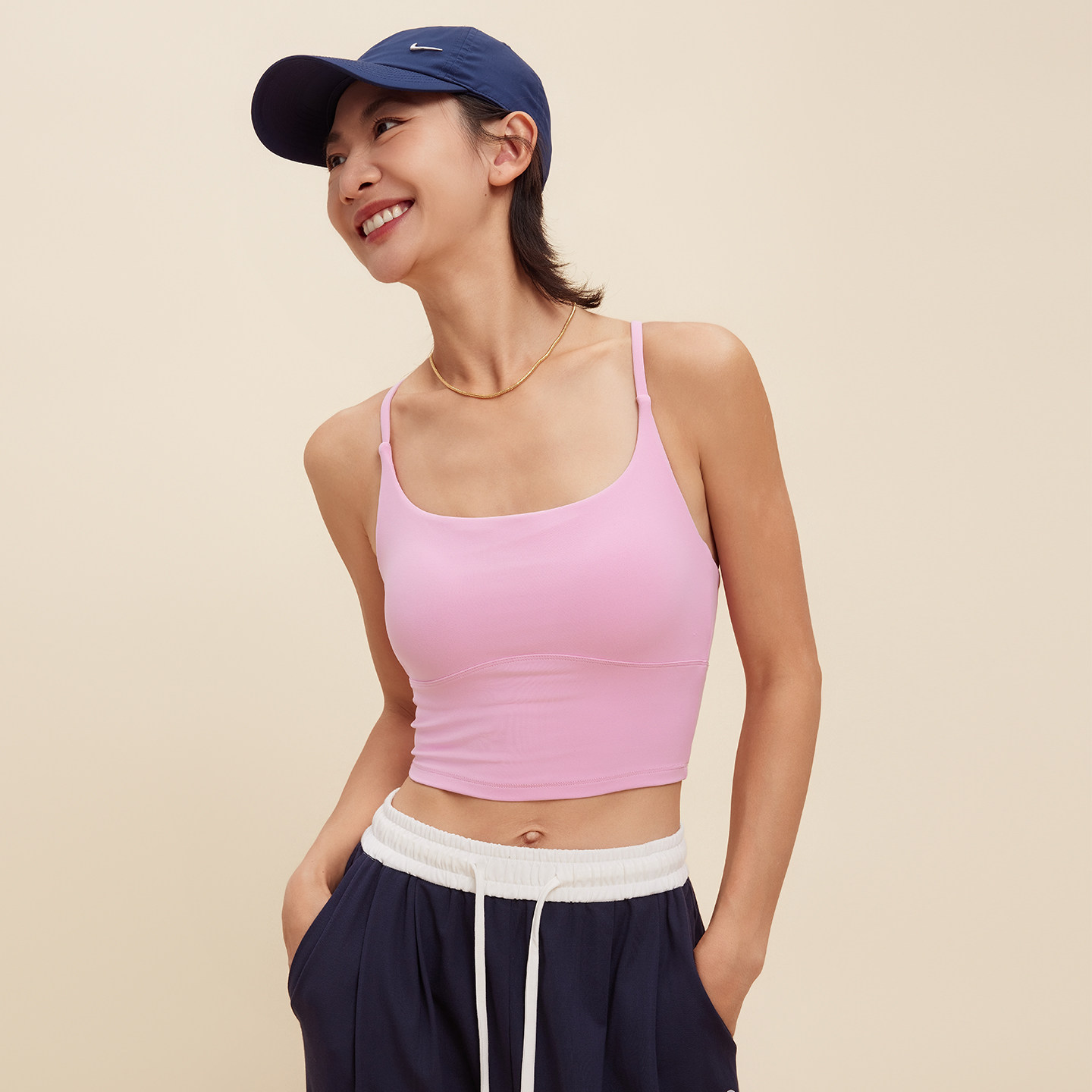 annerun细肩带运动文胸女防震跑步聚拢固定杯内衣带胸垫瑜伽背心,淘宝优惠券,粉丝福利购,淘宝优惠卷